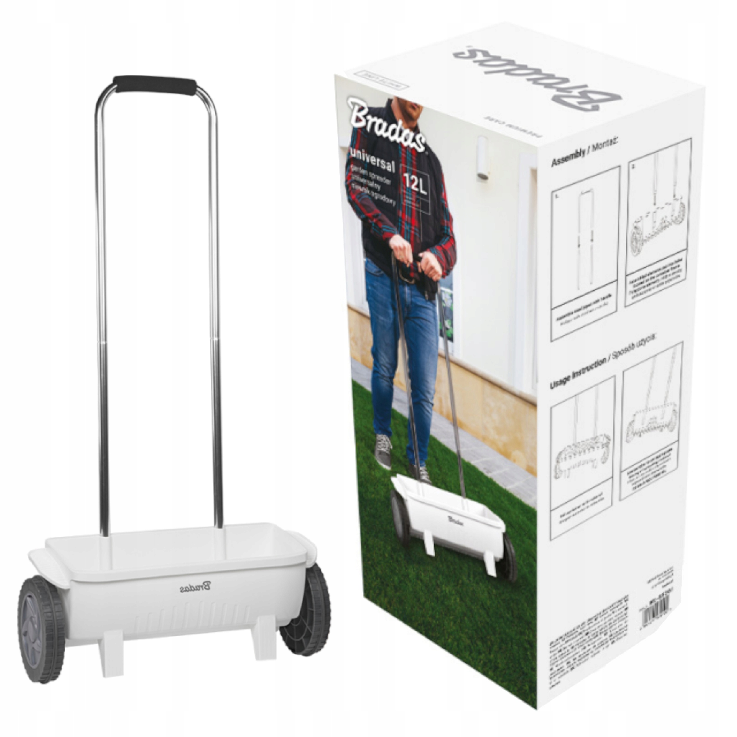 Bradas White Line ručná sejačka 12 l 45 cm